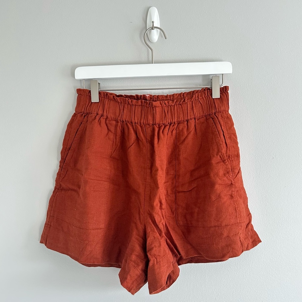 Abercrombie & Fitch Paper Bag High Waisted Shorts Size M